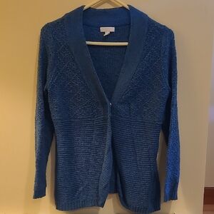 Charter Club Blue Women's Cardigan Sweater